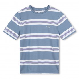 тениска,детски,3/4,панталони,boss,kids',striped,t,shirt,med,grey,049