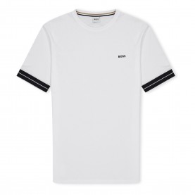Тениска Boss Kids Arm Logo T-Shirt - White 10P тениска,boss,kids,arm,logo,t,shirt,white,10p