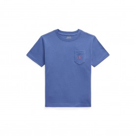 Тениска Polo Ralph Lauren Kids Pocket T-Shirt - Blue Heaven тениска,polo,ralph,lauren,kids,pocket,t,shirt,blue,heaven