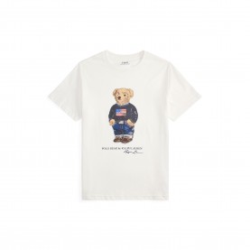Тениска Polo Ralph Lauren Kids Bear T-Shirt - White Core тениска,polo,ralph,lauren,kids,bear,t,shirt,white,core