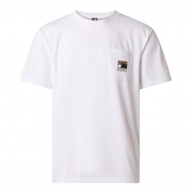 Мъжка тениска The North Face TNF Mountain Logo Tee Mens - TNF White мъжка,тениска,мъжки,тениски,the,north,face,tnf,mountain,logo,tee,mens,tnf,white