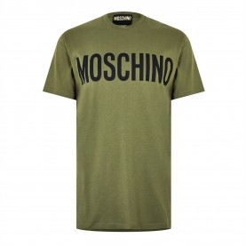 тениска,мъжки,тениски,moschino,logo,t,shirt,khaki,a1427