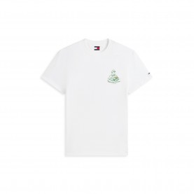 Tommy Jeans TJ Nvtly Pizza T Sn64 - Ecru мъжки,тениски,tommy,jeans,tj,nvtly,pizza,t,sn64,ecru