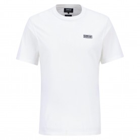 Тениска Barbour International Mens Small Logo T-Shirt - White WH51 тениска,мъжки,тениски,barbour,international,mens,small,logo,t,shirt,white,wh51