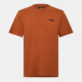 тениска,мъжки,тениски,barbour,international,mens,small,logo,t,shirt,dark,ginger