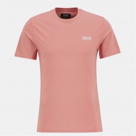Тениска Barbour International Mens Slim Fit Small Logo T-Shirt - Coral тениска,облекла,на,разпродажба,мъжки,тениски,barbour,international,mens,slim,fit,small,logo,t,shirt,coral