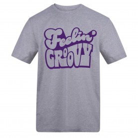 AWD Unisex Music Printed Tee - Feelin Groovy мъжки,горнища,размер+,awd,unisex,music,printed,tee,feelin,groovy