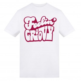AWD Unisex Music Printed Tee - Feelin Groovy мъжки,горнища,размер+,awd,unisex,music,printed,tee,feelin,groovy