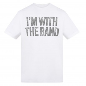 AWD Unisex Music Printed Tee - With The Band мъжки,горнища,размер+,awd,unisex,music,printed,tee,with,the,band