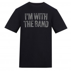 AWD Unisex Music Printed Tee - With The Band мъжки,горнища,размер+,awd,unisex,music,printed,tee,with,the,band
