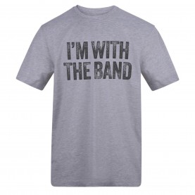 AWD Unisex Music Printed Tee - With The Band мъжки,горнища,размер+,awd,unisex,music,printed,tee,with,the,band