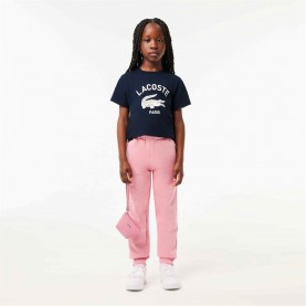 юношеска,тениска,детски,облекла,lacoste,big,logo,t,shirt,juniors,navy,166