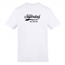 AWD Fathers Day Adult Printed Tee - Superdad мъжки,горнища,размер+,мъжки,облекла,размер,awd,fathers,day,adult,printed,tee,superdad