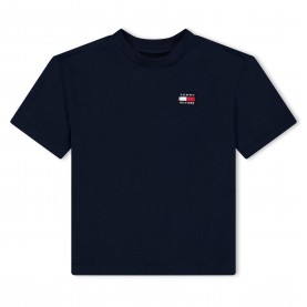 Тениска Tommy Hilfiger Kids Heritage Flag T-Shirt - Night Navy тениска,tommy,hilfiger,kids,heritage,flag,t,shirt,night,navy