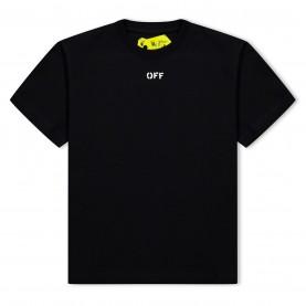 тениска,детски,3/4,панталони,off,white,kids',stamp,stencil,logo,cotton,short,sleeve,t,shirt,black,1001