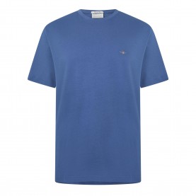 Тениска Gant Regular Fit Shield T-Shirt - Blue H 476 тениска,мъжки,тениски,gant,regular,fit,shield,t,shirt,blue,h,476