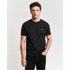 тениска,мъжки,тениски,gant,regular,fit,shield,t,shirt,black,005