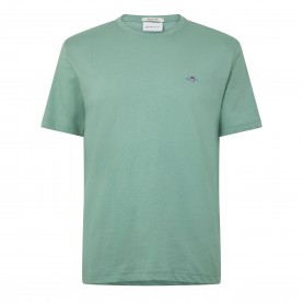 Тениска Gant Regular Fit Shield T-Shirt - Mint 308 тениска,мъжки,тениски,gant,regular,fit,shield,t,shirt,mint,308