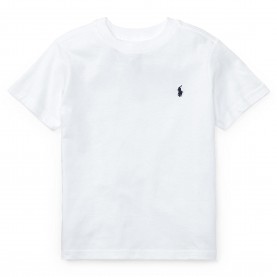 Тениска Polo Ralph Lauren Boys Regular Fit Short Sleeve T-Shirt - White тениска,polo,ralph,lauren,boys,regular,fit,short,sleeve,t,shirt,white