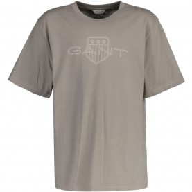 юношеска,тениска,детски,облекла,gant,shield,logo,t,shirt,juniors,warm,grey,24