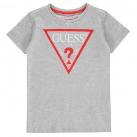 тениска,детски,облекла,guess,logo,t,shirt,light,grey,lhy