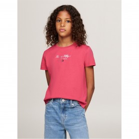 юношеска,тениска,детски,облекла,tommy,hilfiger,nyc,foil,short,sleeve,t,shirt,juniors,pink,xi0