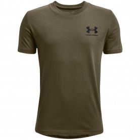 Under Armour UA Sportstyle Boys Short Sleeve - Green детски,тениски,under,armour,ua,sportstyle,boys,short,sleeve,green