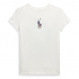 юношеска,тениска,детски,3/4,панталони,polo,ralph,lauren,centre,logo,t,shirt,juniors,deckwash