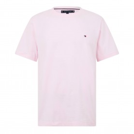Тениска Tommy Hilfiger Short-sleeved T-shirt - Pink Lily тениска,мъжки,тениски,tommy,hilfiger,short,sleeved,t,shirt,pink,lily