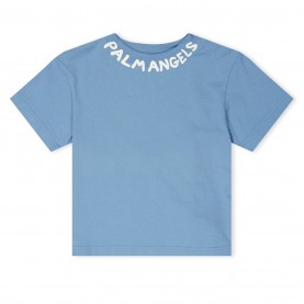 юношеска,тениска,детски,3/4,панталони,palm,angels,logo,t,shirt,juniors,blue,4203