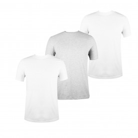 мъжка,тениска,мъжки,горнища,размер+,donnay,3,pack,t,shirts,mens,white,greym,wht