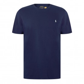 Тениска Polo Ralph Lauren Mens Regular Fit Short Sleeve T-Shirt - Navy / White тениска,мъжки,тениски,polo,ralph,lauren,mens,regular,fit,short,sleeve,t,shirt,navy,white