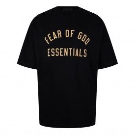 Фланелка Fear Of God Essentials Jersey Crewneck Tee - Black фланелка,мъжки,тениски,fear,of,god,essentials,jersey,crewneck,tee,black