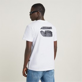 тениска,облекла,на,разпродажба,мъжки,тениски,g,star,burger,back,print,t,shirt,white