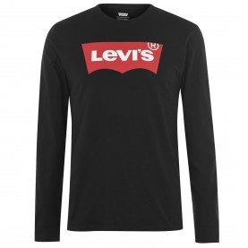 блуза,с,ръкав,прилеп,мъжки,тениски,levis,batwing,tee,black