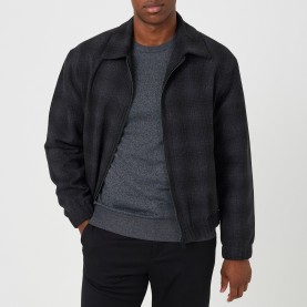 Brave Soul BS Bandit Faux Wool Sn64 - Black/Grey мъжки,якета,brave,soul,bs,bandit,faux,wool,sn64,black,grey