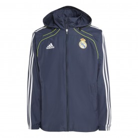 Adidas Real Madrid Windbreaker 25/26 Mens - Night Navy облекла,на,разпродажба,испания,ла,лига,real,madrid,разпродажба,adidas,мъжки,якета,мъжки,якета,и,палта,размер+,облекла,с,футболна,тема,футболни,якета,всичко