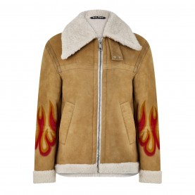 яке,мъжки,якета,palm,angels,shearling,jacket,sand,red