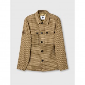 Pretty Green Mens Kilburn Relaxed Fit Overshirt - Taupe pretty,green,men,s,kilburn,relaxed,fit,overshirt,taupe