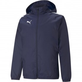 Мъжко яке Puma Teamliga All Weather Jacket Anorak Mens - Peacoat/Black мъжко,яке,мъжки,якета,футбол,puma,teamliga,all,weather,jacket,anorak,mens,peacoat,black