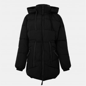 яке,дамски,жилетки,дамски,якета,и,палта,jack,wills,women's,jw,belted,tie,padded,short,puffer,jacket,black