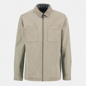 Риза с дълъг ръкав Barbour Mens Lenker Long Sleeve Stand Collar 4 Pocket Overshirt - Stone SN32 риза,с,дълъг,ръкав,мъжки,якета,barbour,men,s,lenker,long,sleeve,stand,collar,4,pocket,overshirt,stone,sn32