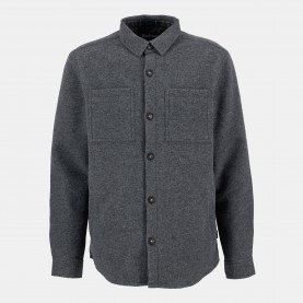 Риза с дълъг ръкав Barbour Mens Marlow Wool Long Sleeve Overshirt - Grey Marl GY17 риза,с,дълъг,ръкав,мъжки,якета,barbour,men,s,marlow,wool,long,sleeve,overshirt,grey,marl,gy17