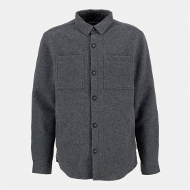 риза,с,дълъг,ръкав,облекла,на,разпродажба,мъжки,якета,barbour,men's,marlow,wool,long,sleeve,overshirt,grey,marl,gy17