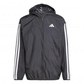 adidas Mens Essentials Stripes Lightweight Mesh Lined Windbreaker - Black/White мъжки,якета,мъжки,якета,и,палта,размер+,adidas,men,s,essentials,stripes,lightweight,mesh,lined,windbreaker,black,white