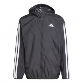 разпродажба,adidas,мъжки,якета,adidas,men's,essentials,stripes,lightweight,mesh,lined,windbreaker,black,white