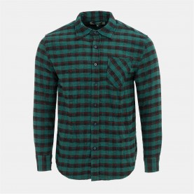 Firetrap Check Shirt Mens - Green/Black firetrap,check,shirt,mens,green,black