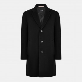 Boss Mens Hyde Overcoat - Black 001 мъжки,якета,boss,mens,hyde,overcoat,black,001