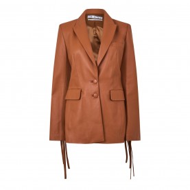 яке,дамски,якета,и,палта,off,white,leather,jacket,brown