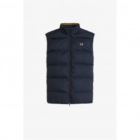 елек,облекла,на,разпродажба,мъжки,якета,fred,perry,men's,insulated,quilted,gilet,navy,608